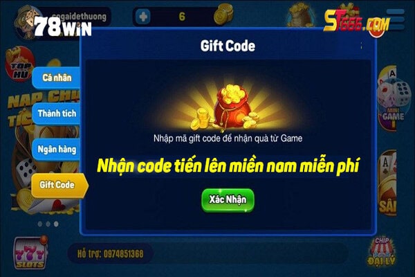 Giftcode Tiến Lên Miền Nam được nhiều người chơi quan tâm 